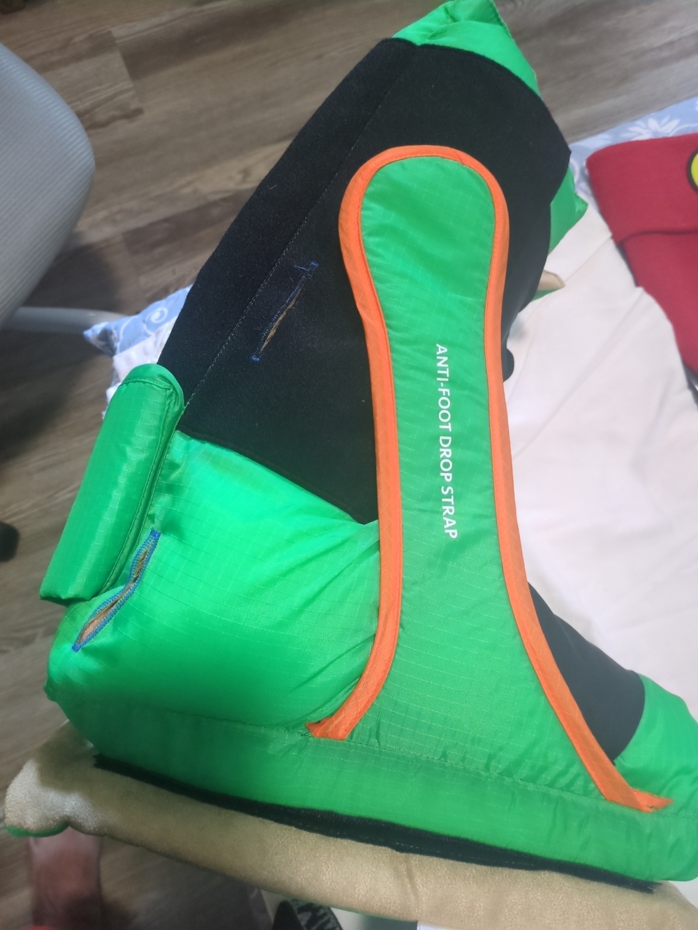 Bright Green Anti-Foot Drop Strap Support Orange Standard